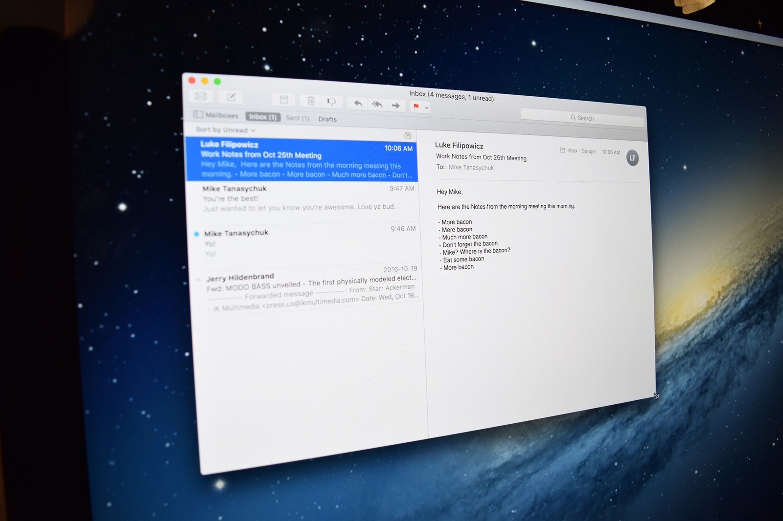 Mail client for mac os x